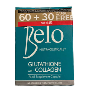 Belo Glutathione with Collagen 60s + FREE 30 capsules (Boxed)