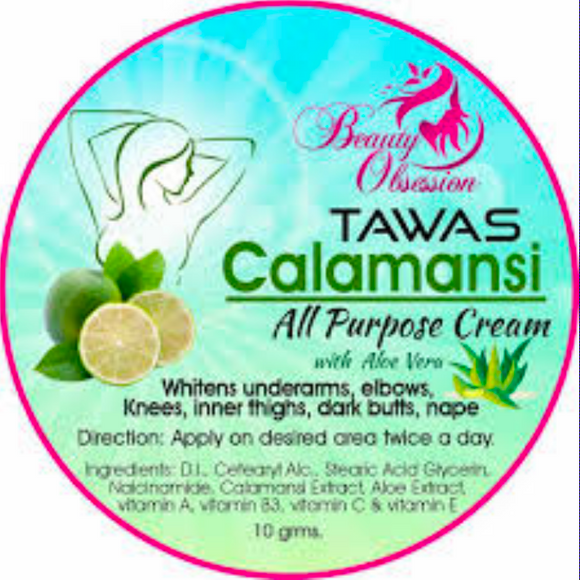 Tawas Calamansi All Purpose Cream With Aloe Vera 50g