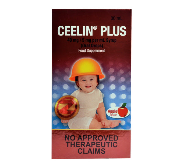 Ceelin Plus Drops 30ml (0-2 yrs Old)