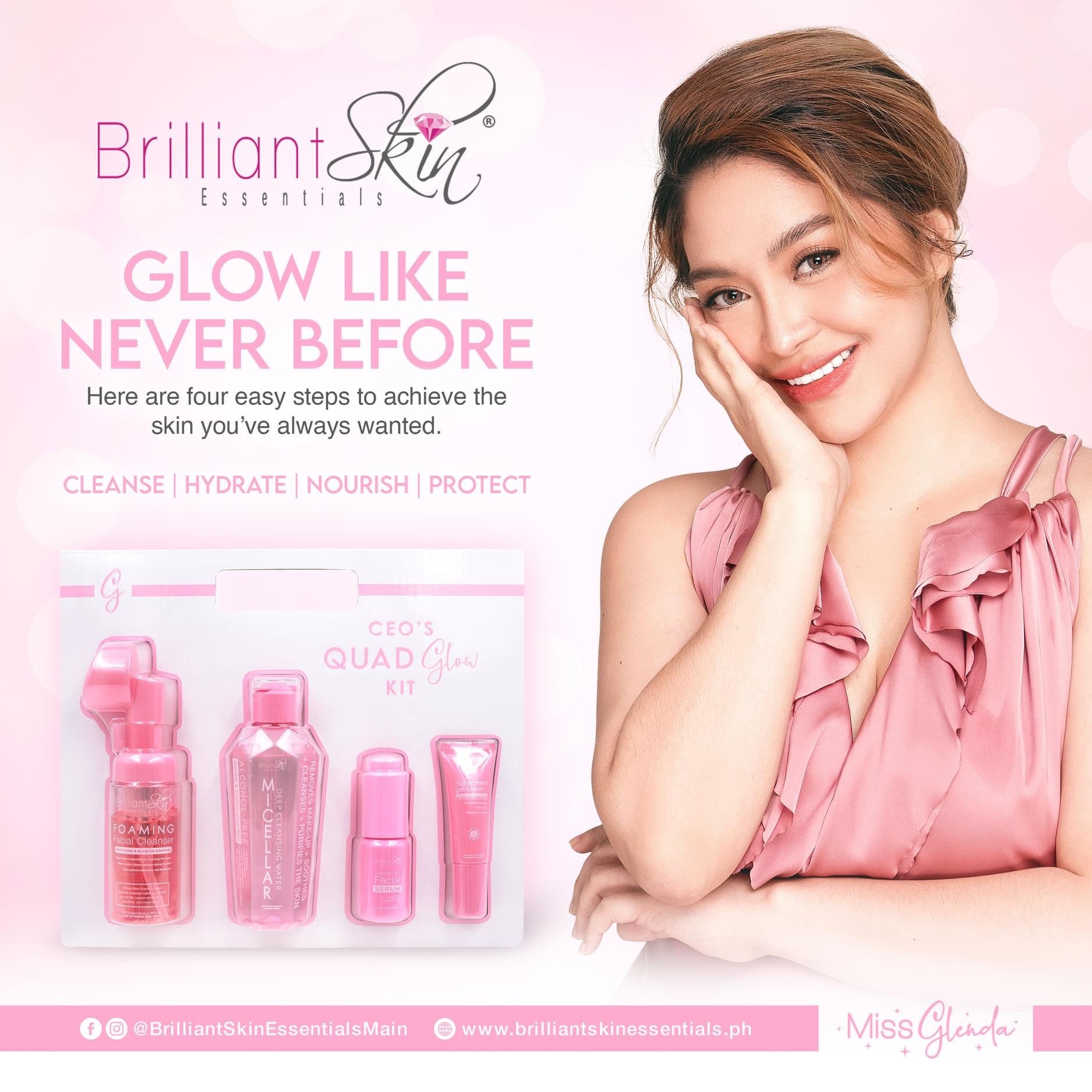 Brilliant Skin Essentials CEO’s Quad Glow Kit (4-Piece)