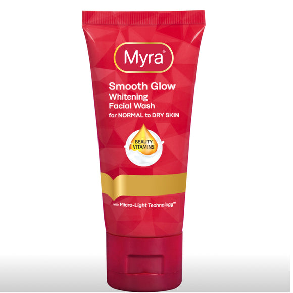 Myra Smooth Glow Whitening Facial Wash - 50ml