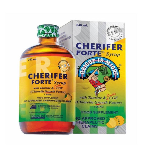 Cherifer Forte Syrup with Taurine & Double CGF + Zinc - 240ml