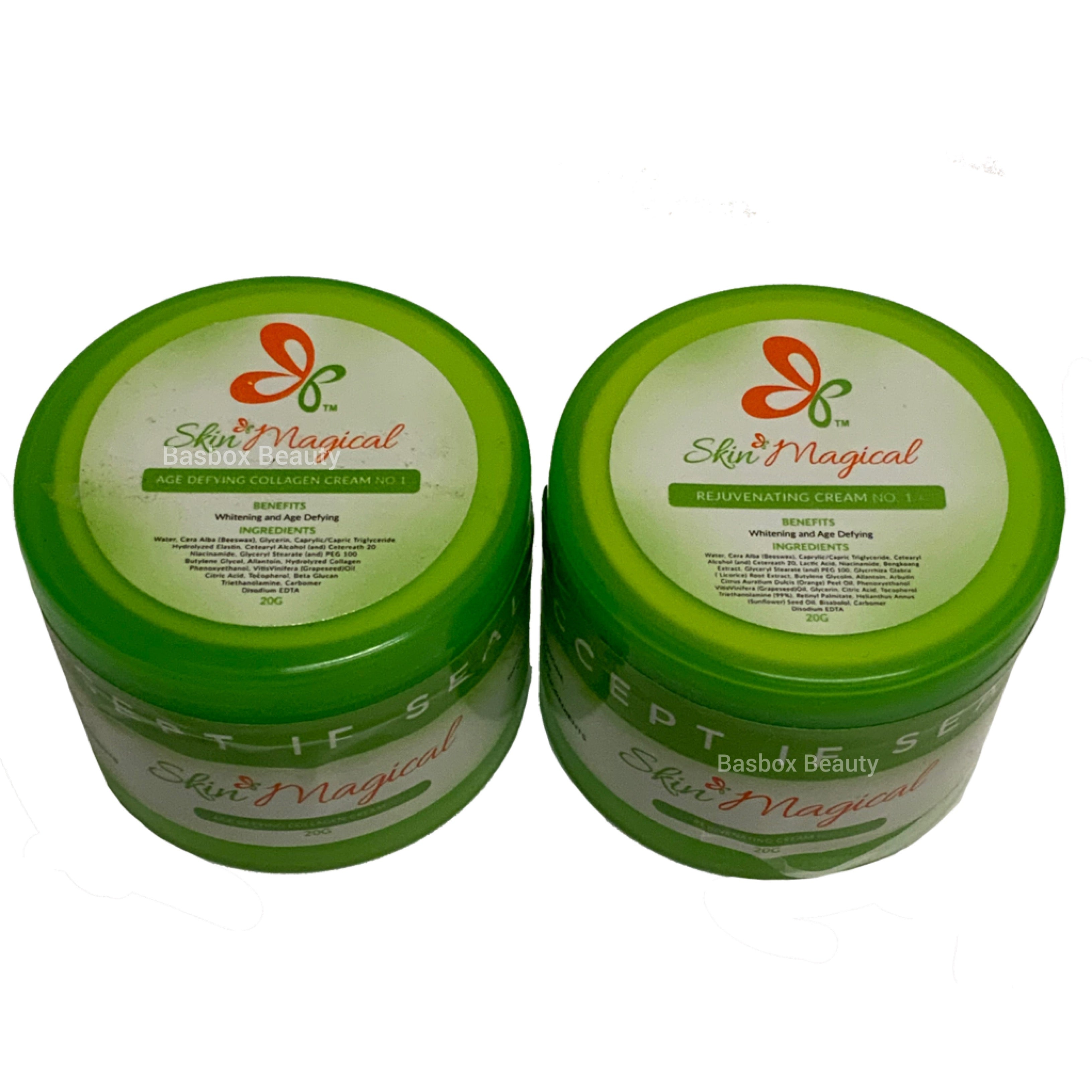 Skin Magical 1 Rejuvenating Cream 20g & Age Defying Collagen Cream 20g