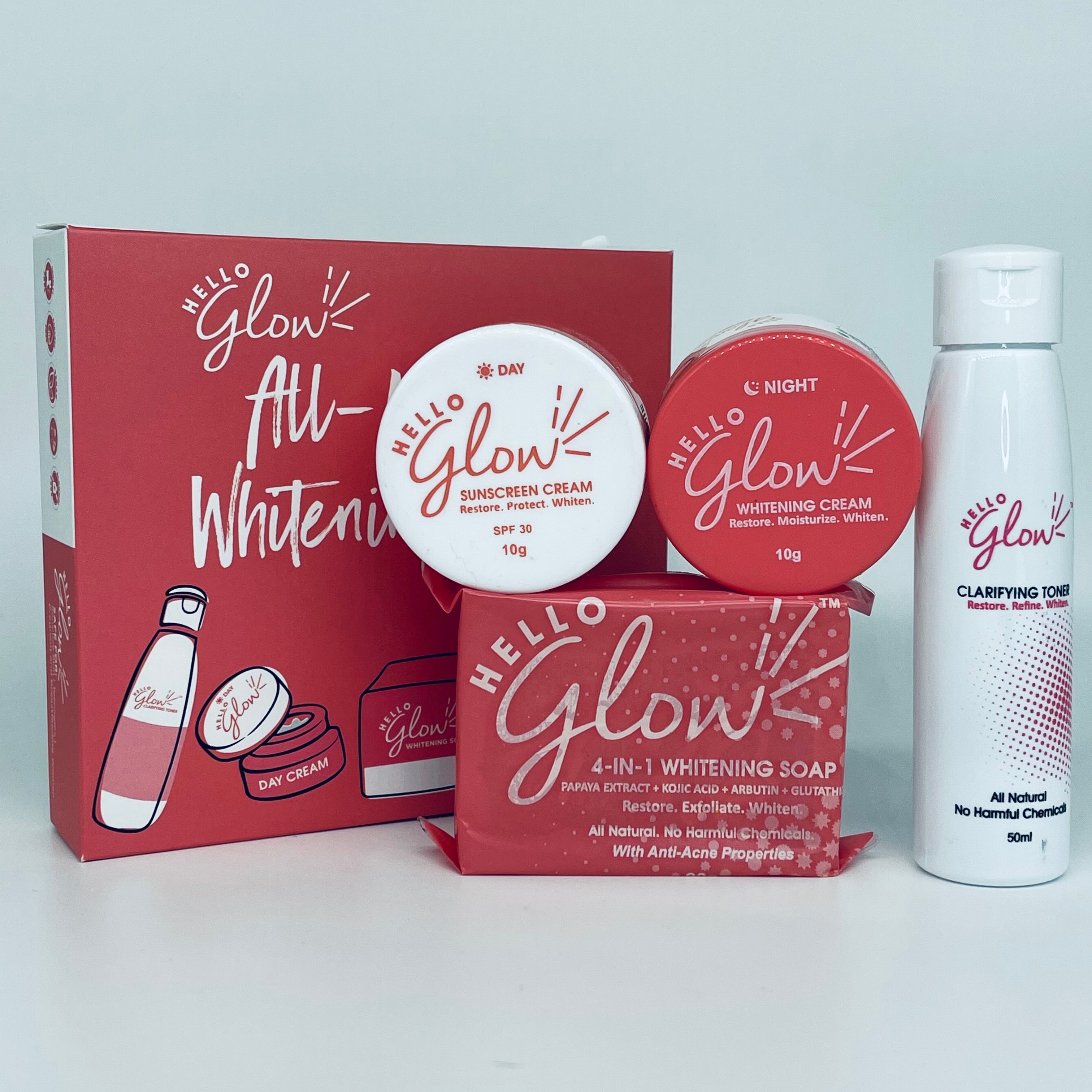 Hello Glow All-Natural Whitening Set