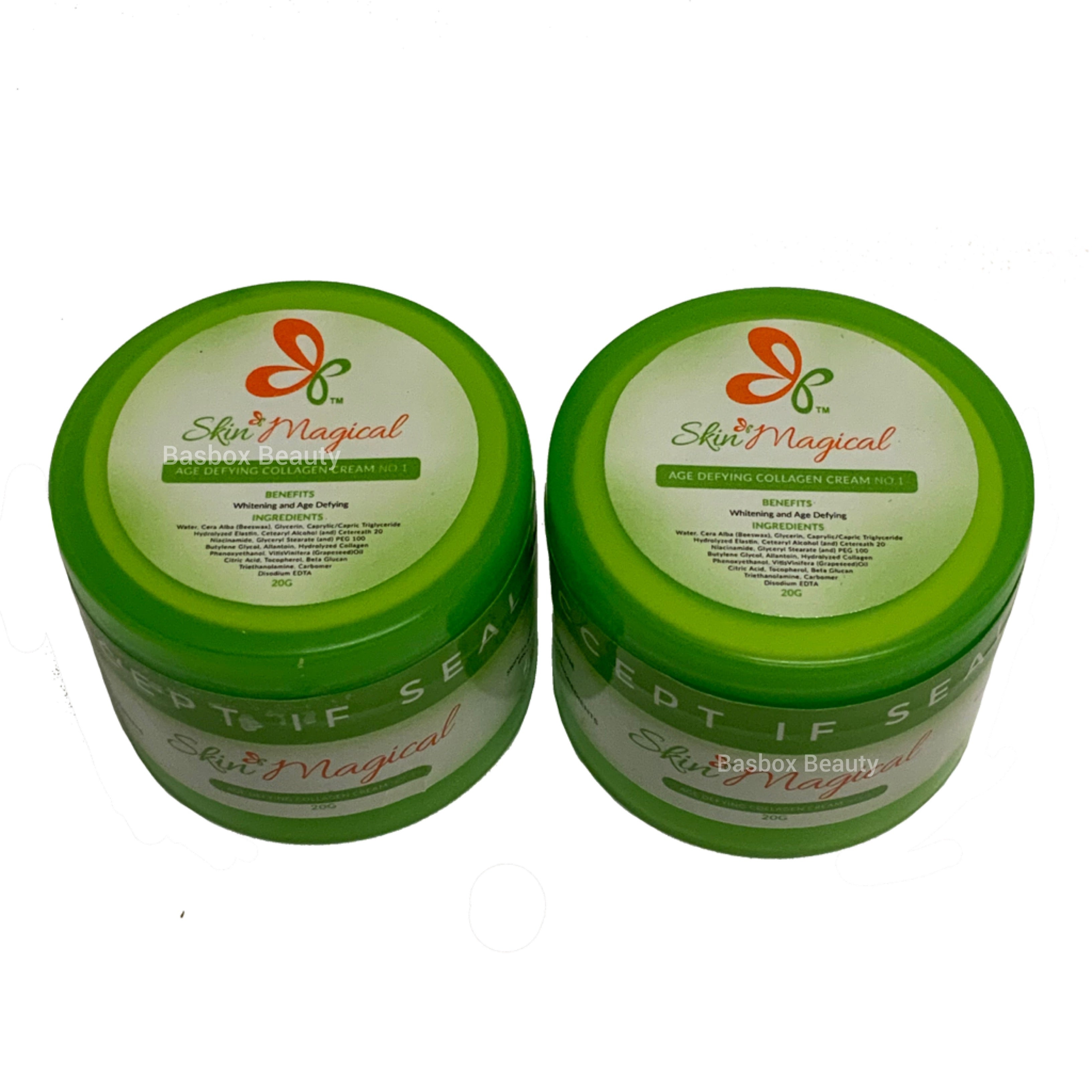 Skin Magical 1 Age Defying Collagen Cream 20g (2 Jars)