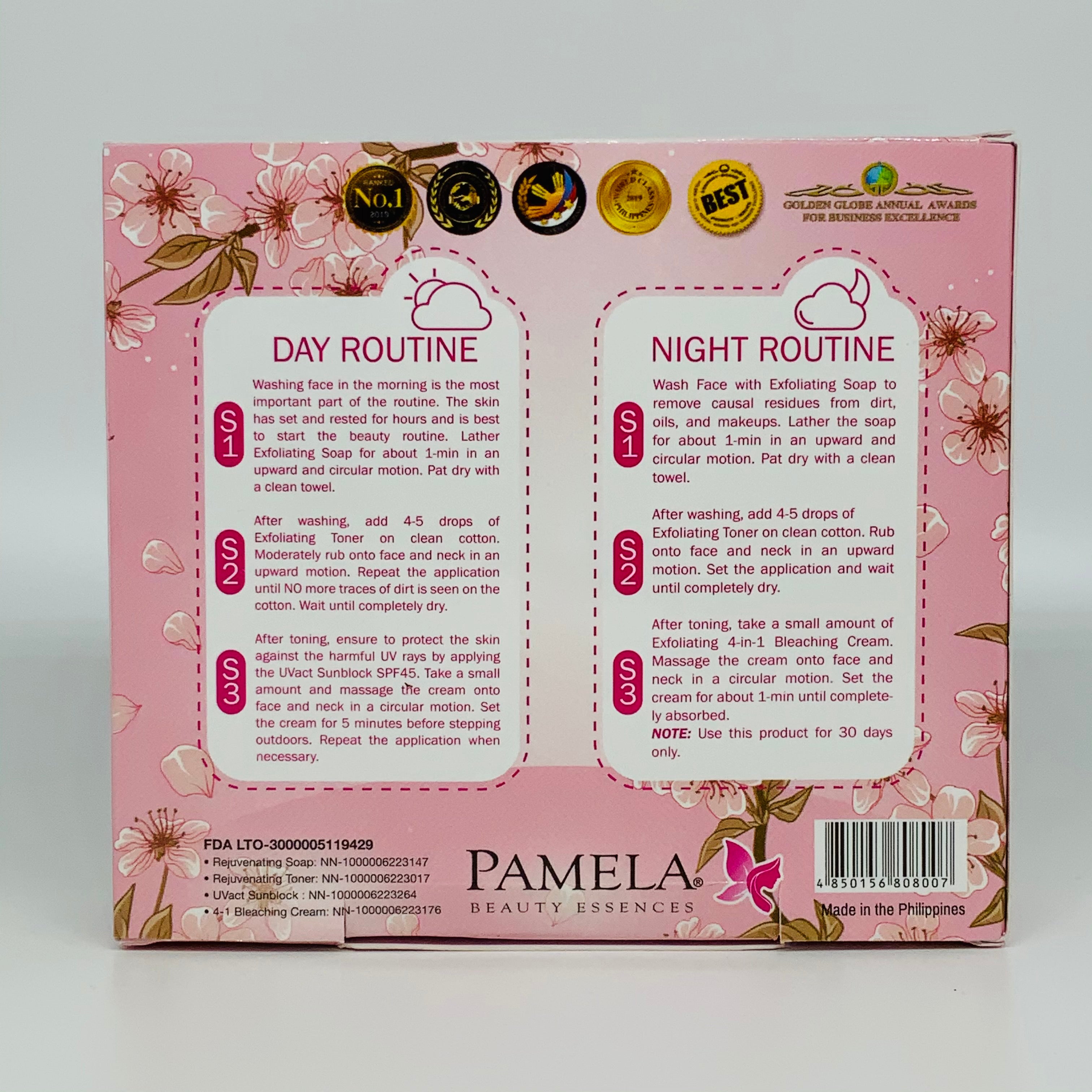 Pamela Rejuvenating Set  A+ Grade Extracts