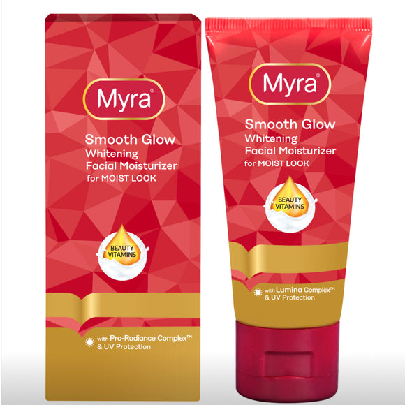 Myra Smooth Glow Whitening Facial Moisturizer - 40ml